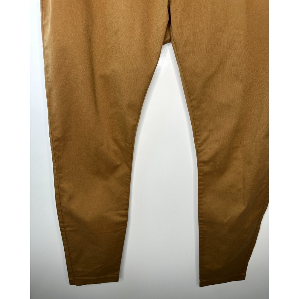 New J.Crew 250 Skinny Fit Stretch Chino Pants Men's Size 34 x 34 Brown Khaki - Picture 4 of 13